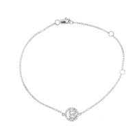 Bracciale Bolzoni in Oro bianco Diamante 0.11 Ct BR355-B-OB - BR355-B-OB